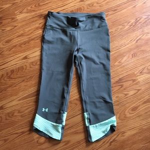 Women’s Grey and Mint Under Armour Leggings
